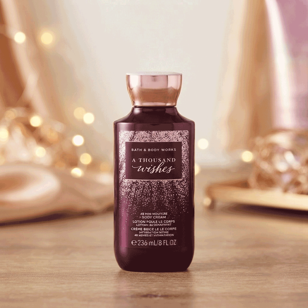A Thousand Wishes Body Lotion by Bath & Body Works Lightweight Daily Moisturizer with Shea Butter & Coconut Oil, 236ml
